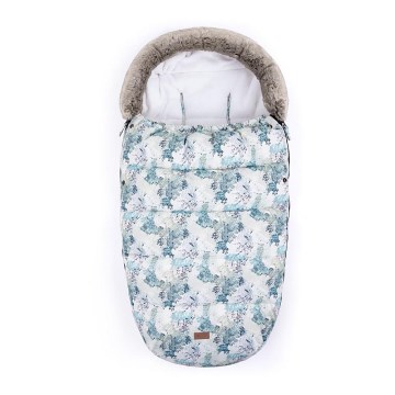 PETITE&MARS - Baby åkpåse 4i1 COMFY Fancy Dream blå/vit