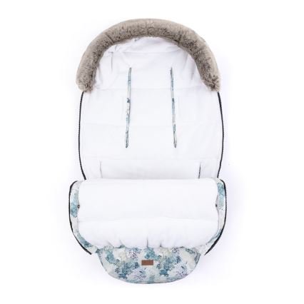 PETITE&MARS - Baby åkpåse 4i1 COMFY Fancy Dream blå/vit