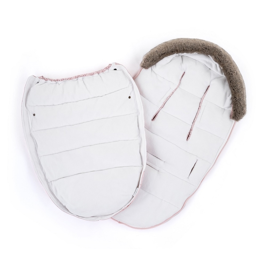 PETITE&MARS - Baby åkpåse 4i1 COMFY Fancy Dream blå/vit
