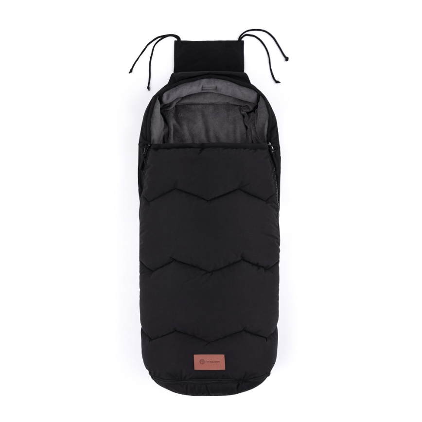 PETITE&MARS - Baby footmuff 4in1 WARMY svart