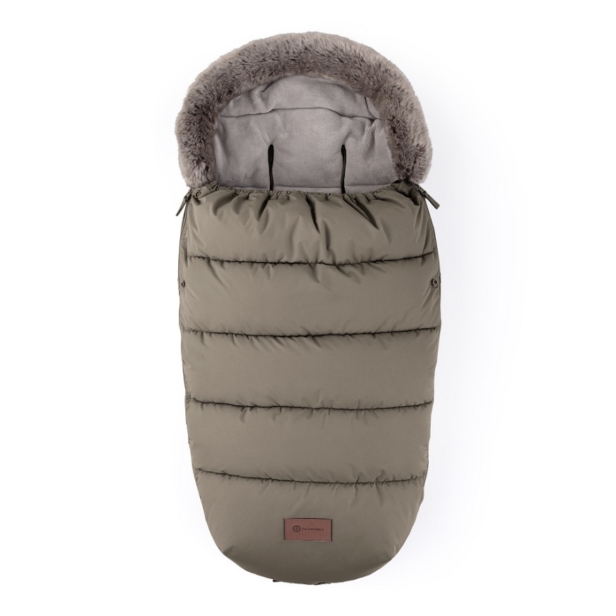 PETITE&MARS - Barnåkpåse 4-i-1 COMFY Mocha Mousse
