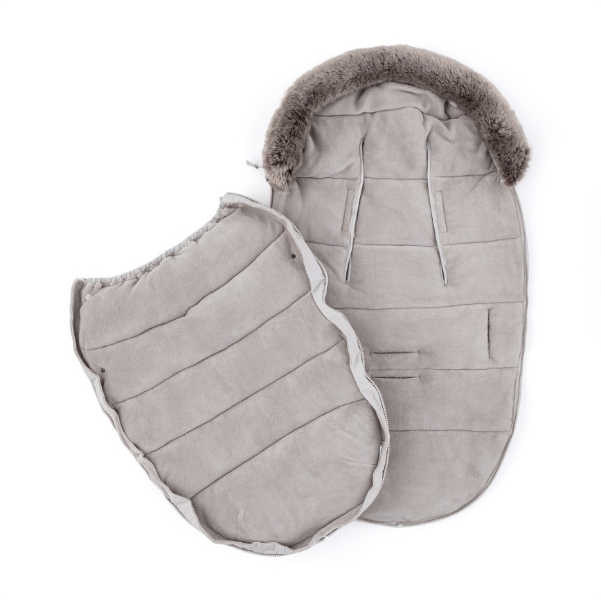 PETITE&MARS - Barnåkpåse 4-i-1 COMFY Mocha Mousse