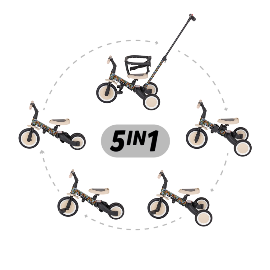 PETITE&MARS - Barntrike 5-i-1 TURBO LIMITED City Beat