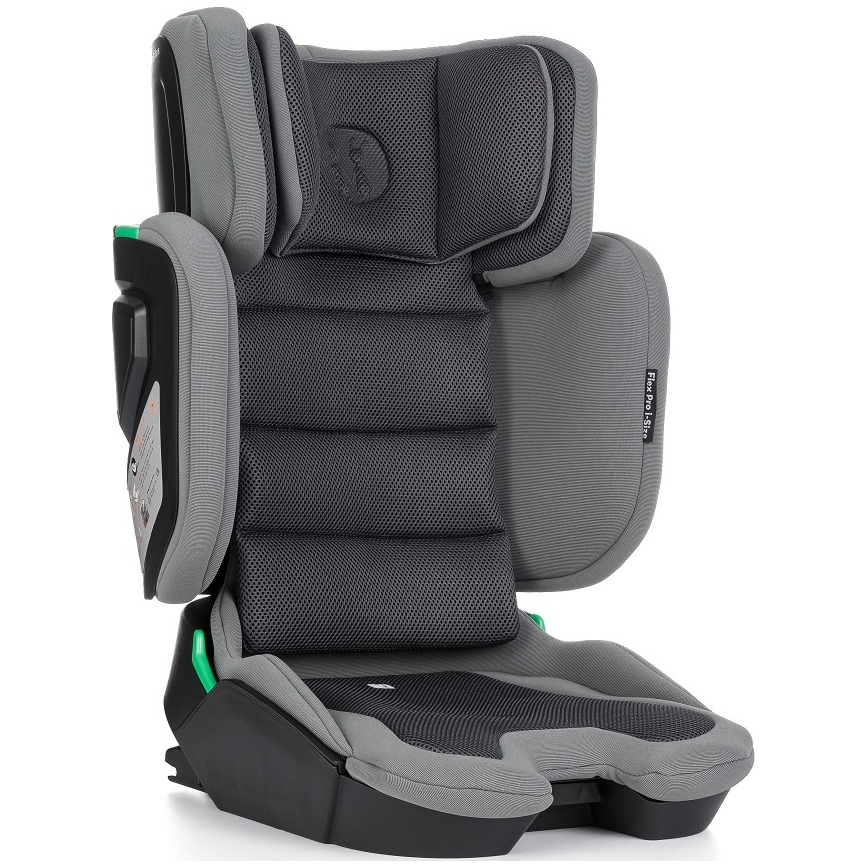 PETITE&MARS - Bilbarnstol FLEX PRO i-Storlek 100-150 cm (15-36 kg) grå