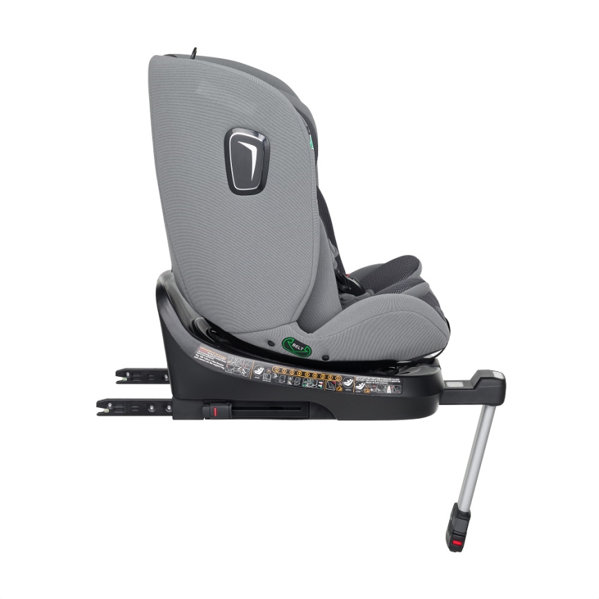 PETITE&MARS - Bilbarnstol TWISTGUARD PRO i-Storlek 40-150 cm (0-36 kg) grå