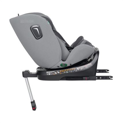 PETITE&MARS - Bilbarnstol TWISTGUARD PRO i-Storlek 40-150 cm (0-36 kg) grå