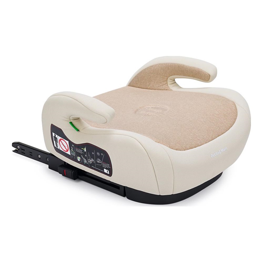 PETITE&MARS - Bilstol OPTIMUS PRO i-Storlek 125-150 cm (22-36 kg) beige