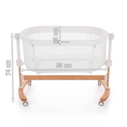 PETITE&MARS - Children's crib 2in1 GLORY