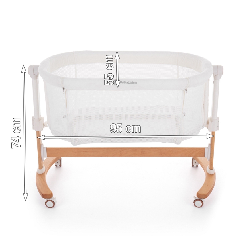 PETITE&MARS - Children's crib 2in1 GLORY