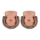 PETITE&MARS - Handmuff för barnvagn FURRY Pastel Peach