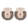 PETITE&MARS - Handmuff för barnvagn FURRY Ros Petal