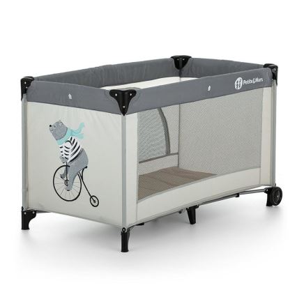 PETITE&MARS - Resesäng NYJA TEDDY BIKER grå/beige