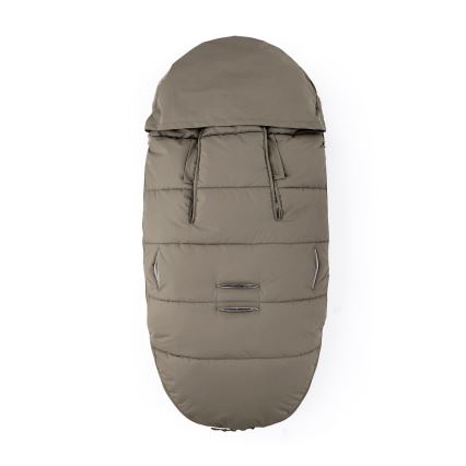 PETITE&MARS - SET Barnåkpåse 4-i-1 COMFY + handvärmare till barnvagn FURRY Mocha Mousse