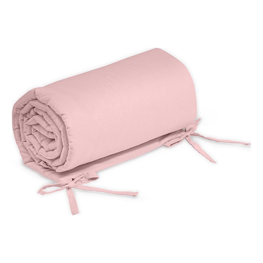 PETITE&MARS - Spjälsängssäkerhetsbarriär TILLY MAX 360 cm rosa