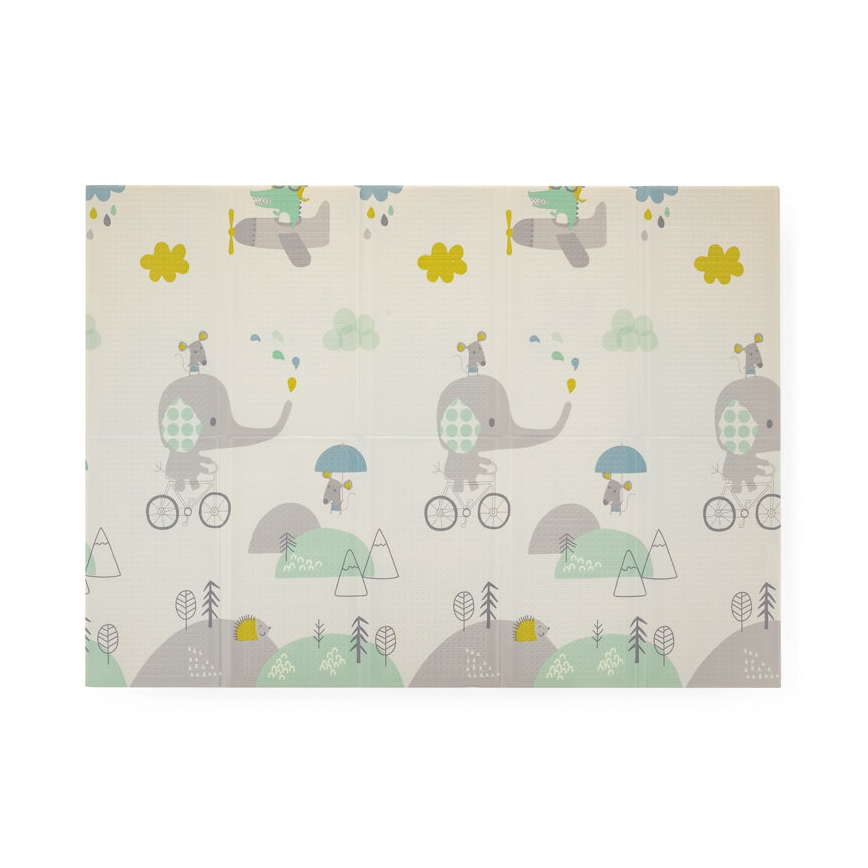 PETITE&MARS - Vikbar lekmatta CAMPY ELEPHANT&FOX