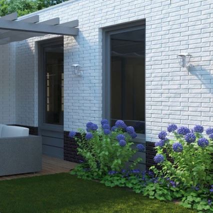 Philips 15380/31/16 - Utomhus Väggbelysning MYGARDEN CREEK E27/60W/230V
