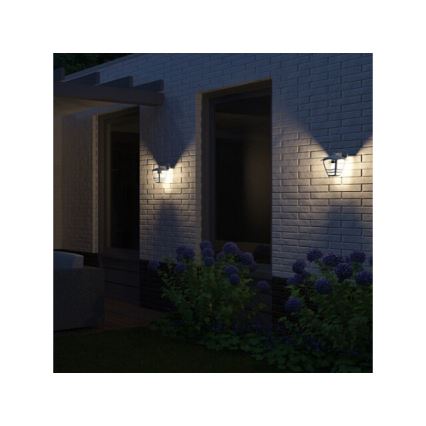 Philips 15381/31/16 - Utomhus Väggbelysning CREEK 1xE27/60W/230V IP44