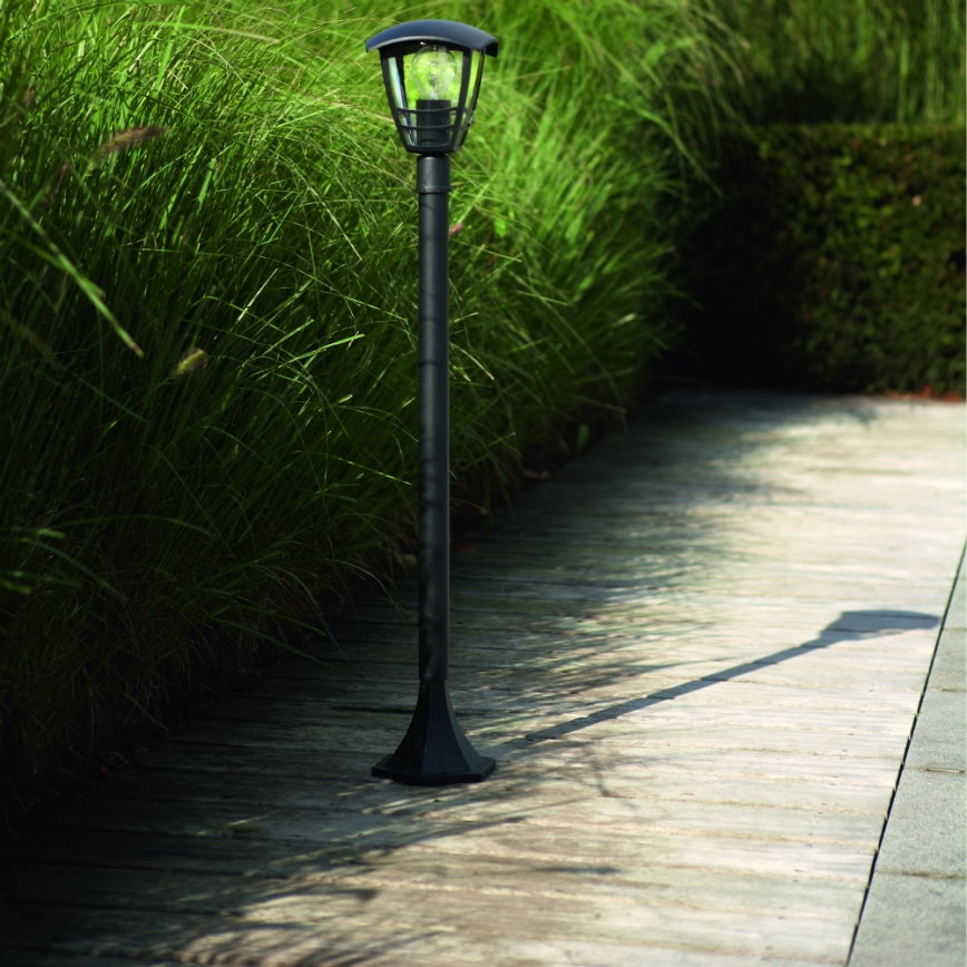 Philips 15383/30/16 - Utomhuslampa MYGARDEN CREEK 1xE27/60W/230V svart