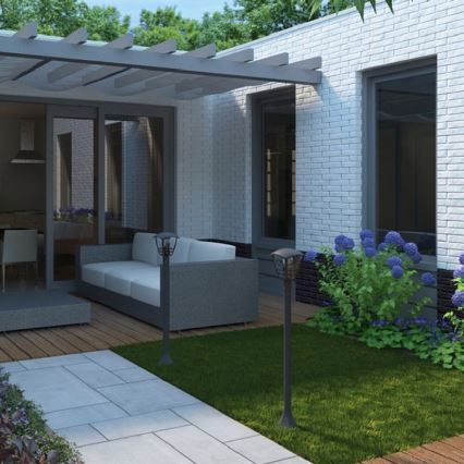 Philips 15383/30/16 - Utomhuslampa MYGARDEN CREEK 1xE27/60W/230V svart