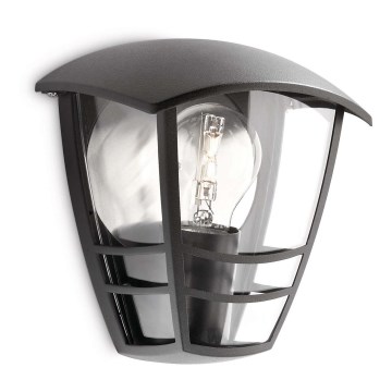 Philips 15387/30/16 - Utomhus Väggbelysning MYGARDEN CREEK 1xE27/60W/230V
