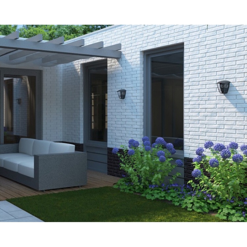Philips 15387/30/16 - Utomhus Väggbelysning MYGARDEN CREEK 1xE27/60W/230V