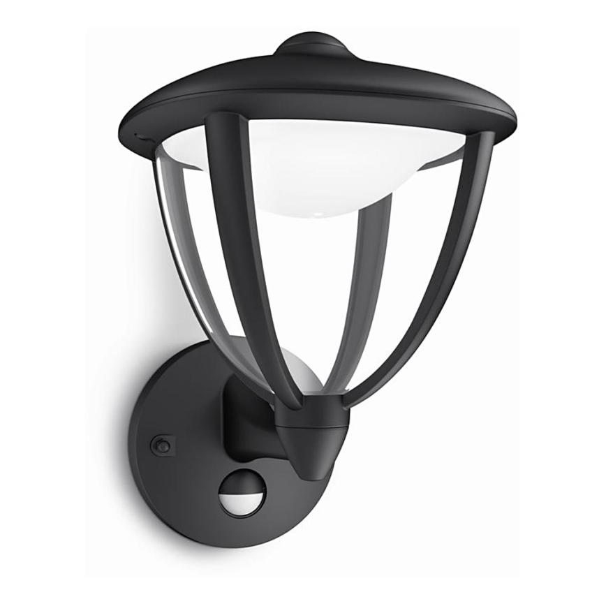Philips 15479/30/16 - LED Utomhusbelysninging ROBIN med sensor 1xLED/4.5W/230V