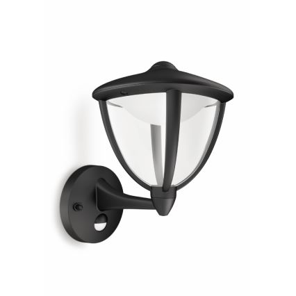 Philips 15479/30/16 - LED Utomhusbelysninging ROBIN med sensor 1xLED/4.5W/230V