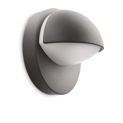 Philips 16245/93/16 – Utomhus Väggbelysning JUNE 1×E27/12W/230V IP44