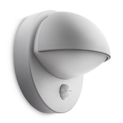 Philips 16246/87/16 - Utomhus Väggbelysning med sensor MYGARDEN JUNE E27/12W IP44