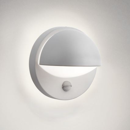 Philips 16246/87/16 - Utomhus Väggbelysning med sensor MYGARDEN JUNE E27/12W IP44