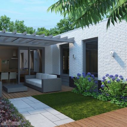 Philips 16411/47/16 - Utomhus Väggbelysning med sensor MYGARDEN VERANDA E27/20W
