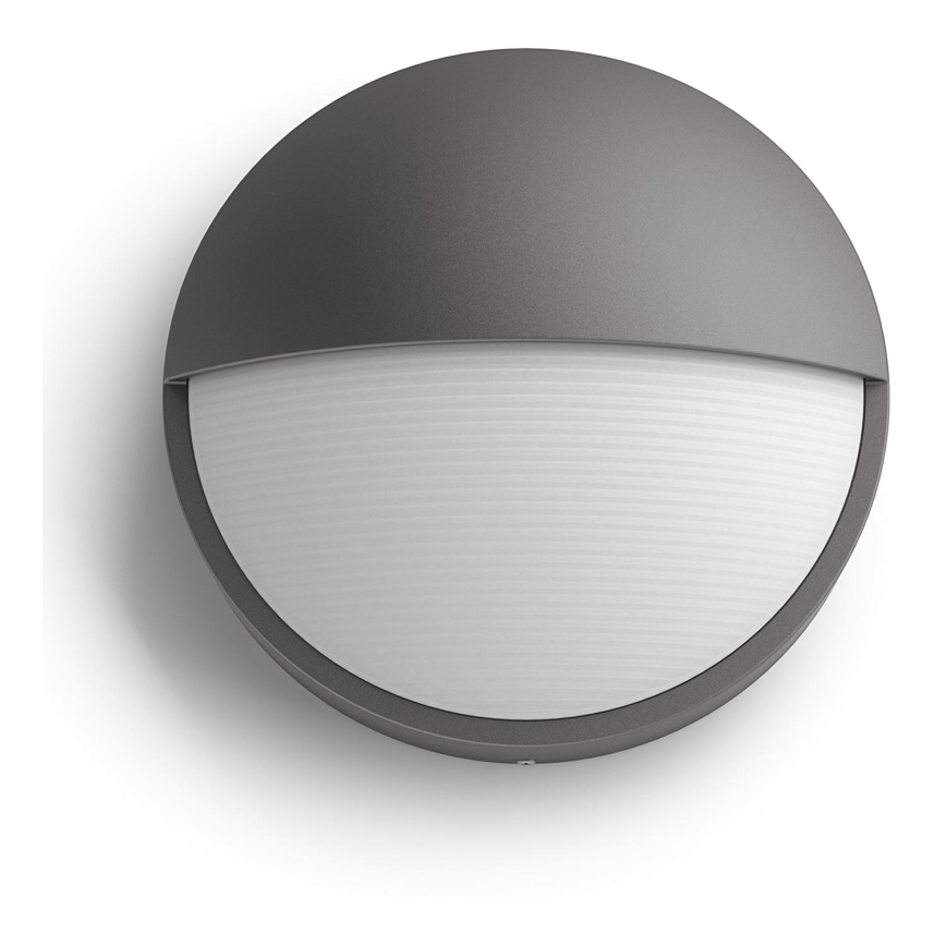 Philips 16455/93/16 - LED utomhus Väggbelysning MYGARDEN CAPRICORN LED/6W IP44