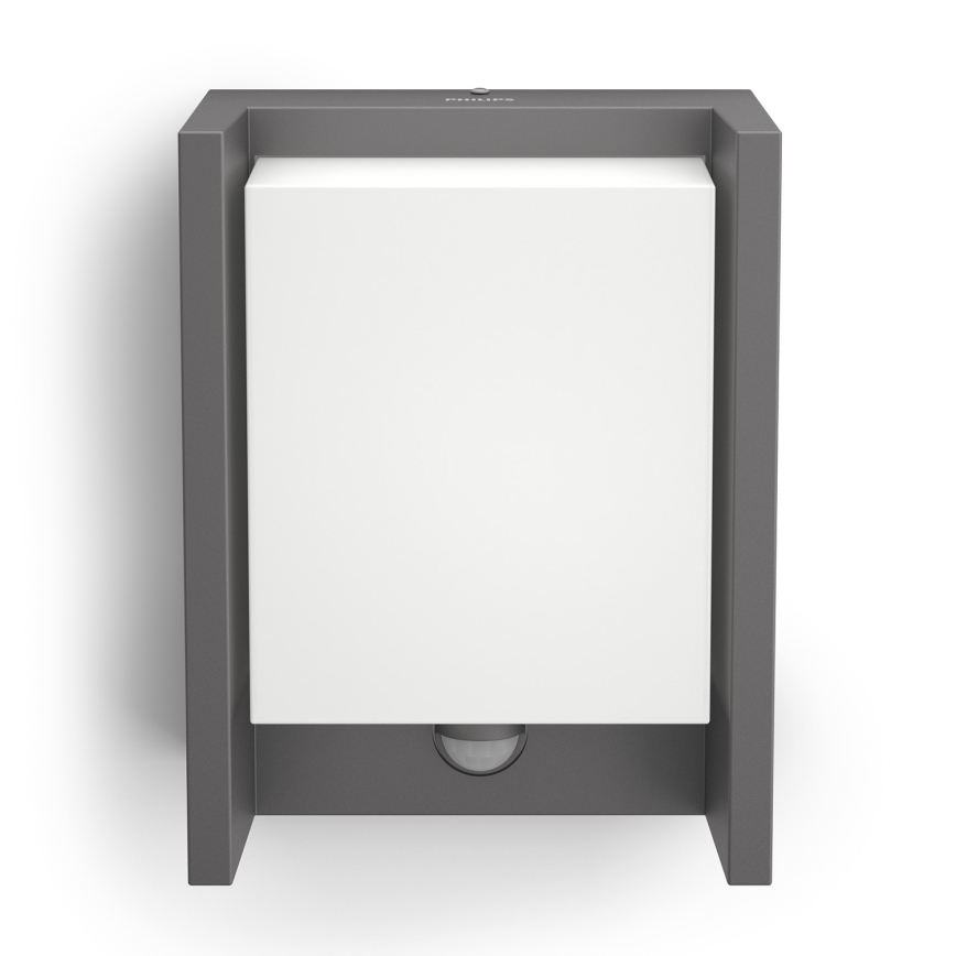 Philips - LED Utomhus vägglampa med sensor LED/6W 4000K IP44