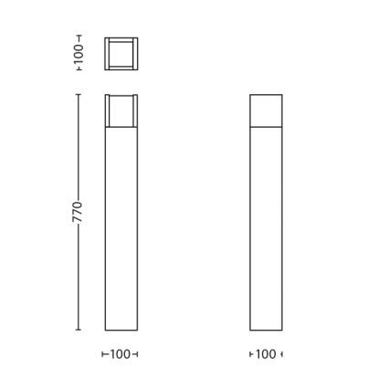 Philips - LED-lampa för utomhusbruk LED/6W/230V 2700K IP44