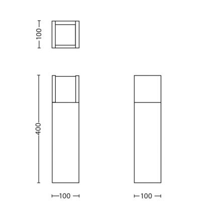 Philips - LED-lampa för utomhusbruk LED/6W/230V 4000K IP44