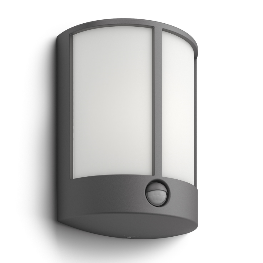 Philips 16465/93/16 - LED Utomhusbelysning med sensor MYGARDEN STOCK LED/6W IP44
