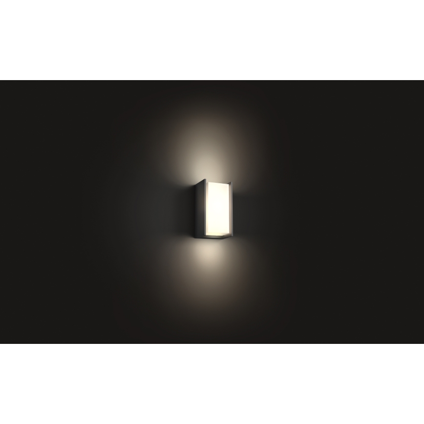 Philips - LED Dimbar vägglampa utomhus Hue TURACO 1xE27/9,5W/230V IP44