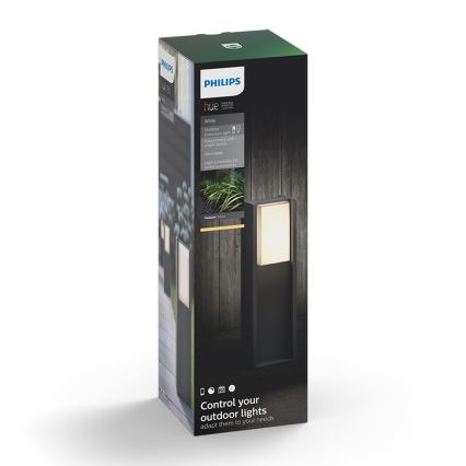 Philips - LED ljusreglerad utomhuslampa Hue TURACO 1xE27/9,5W/230V IP44