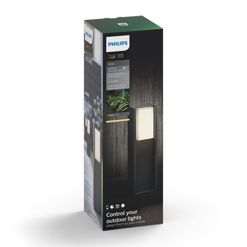 Philips - LED ljusreglerad utomhuslampa Hue TURACO 1xE27/9,5W/230V IP44