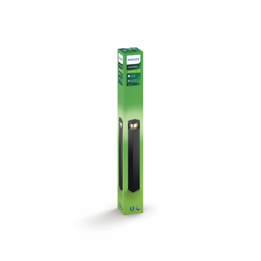 Philips 16482/30/P0 - LED utomhus lyktstolpar MYGARDEN PARTERRE LED/8W IP44