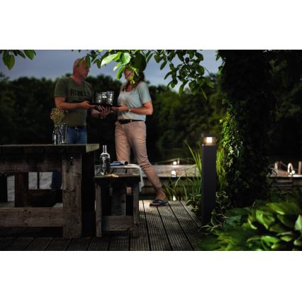 Philips 16482/30/P0 - LED utomhus lyktstolpar MYGARDEN PARTERRE LED/8W IP44