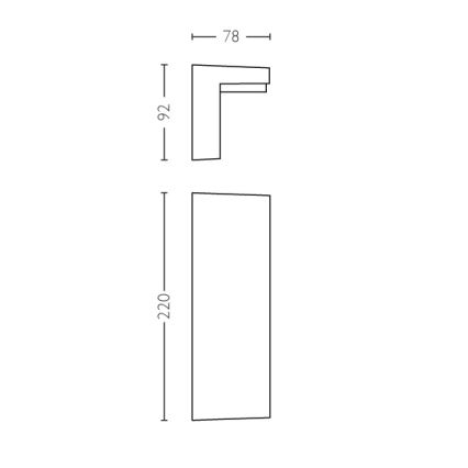 Philips - LED vägglampa för utomhusbruk 2xLED/4,5W/230V 2700K IP44