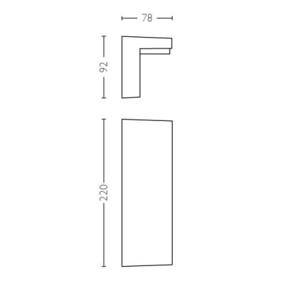Philips - LED vägglampa för utomhusbruk 2xLED/4,5W/230V 4000K IP44