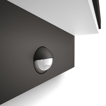 Philips - LED Utomhus vägglampa med sensor 2xLED/4,5W/230V 2700K IP44