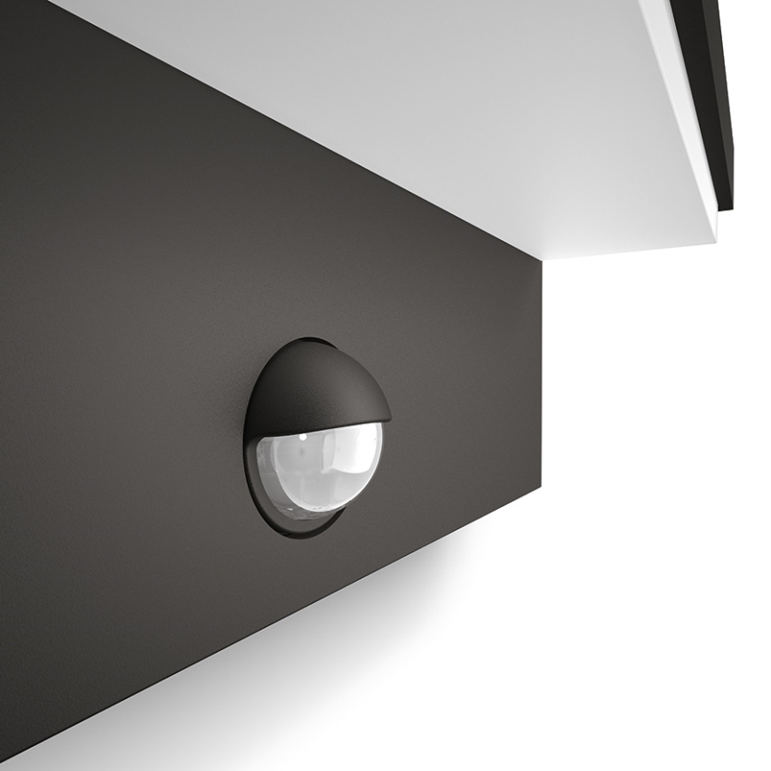 Philips - LED Utomhus vägglampa med sensor 2xLED/4,5W/230V 2700K IP44