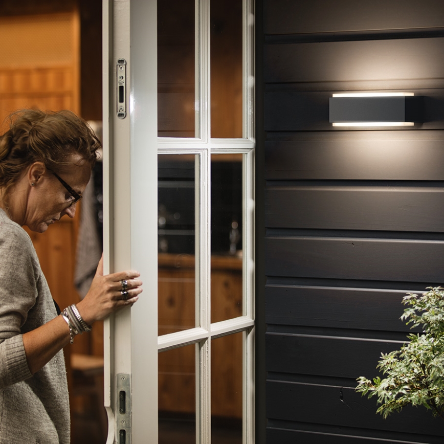 Philips 16487/93/P0 - Dimbar Utomhusbelysning STRATOSPHERE 2xLED/4,5W IP44