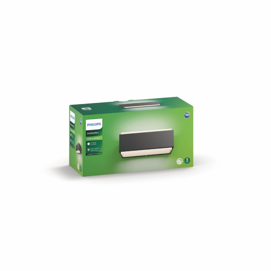 Philips 16487/93/P3 - LED Dimbar Utomhusbelysning MYGARDEN 2xLED/4,5W IP44