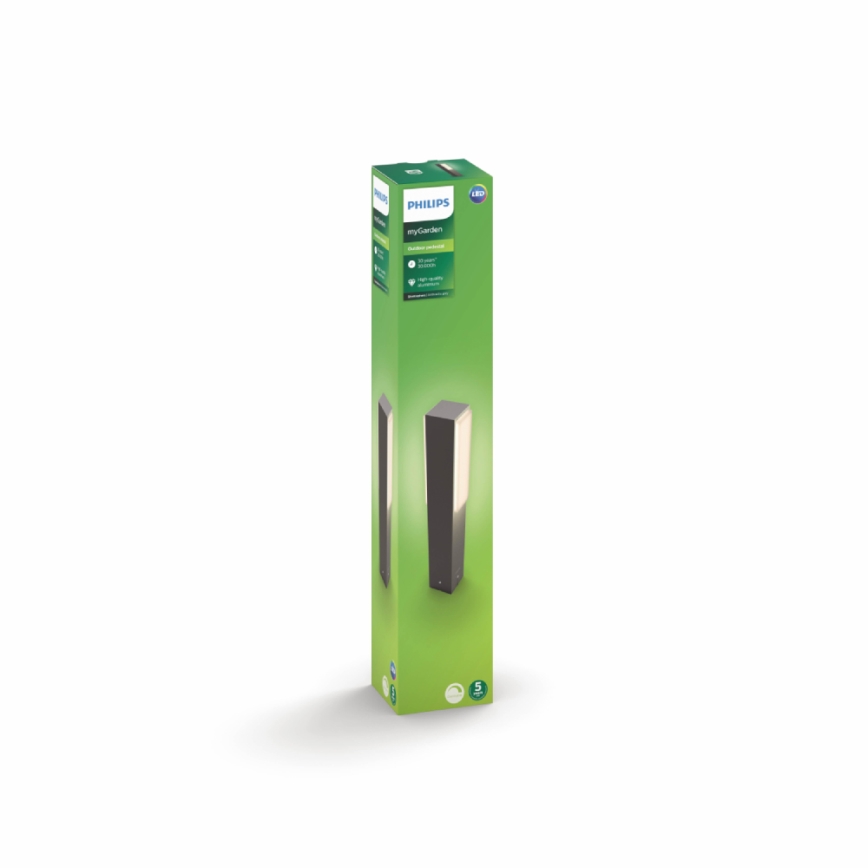 Philips 16488/93/P0 - Utomhus lyktstolpar STRATOSPHERE 2xLED/4,5W IP44