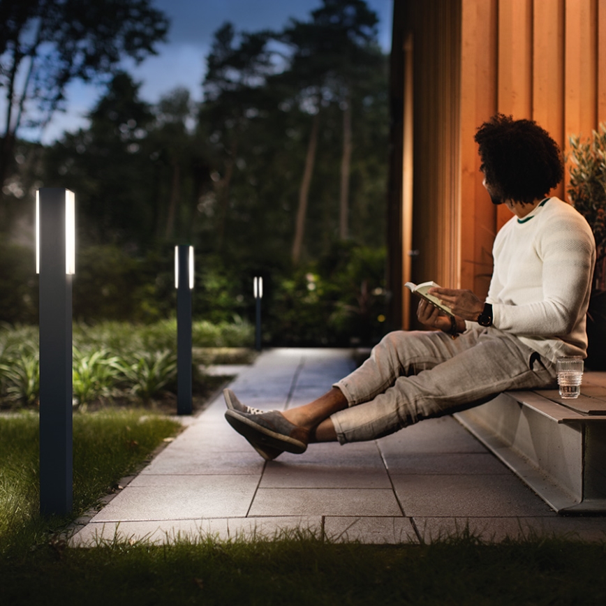 Philips 16489/93/P3 - Utomhus lyktstolpar MYGARDEN STRATOSPHERE 2xLED/4.5W IP44