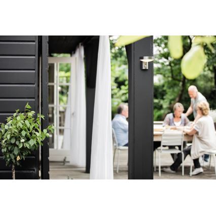 Philips 16491/47/P0 - LED Utomhusbelysning med sensor COCKATOO LED/8W/230V IP44